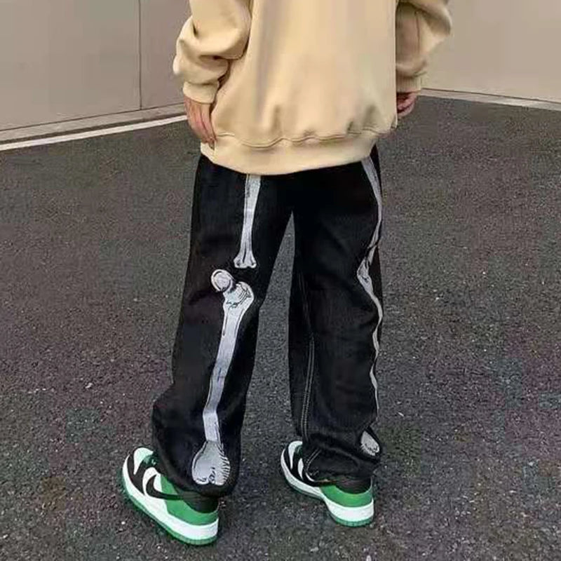 Retro Skull Jeans