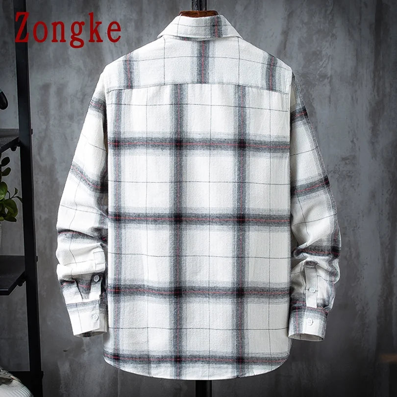 Long Sleeve Plaid Shirt