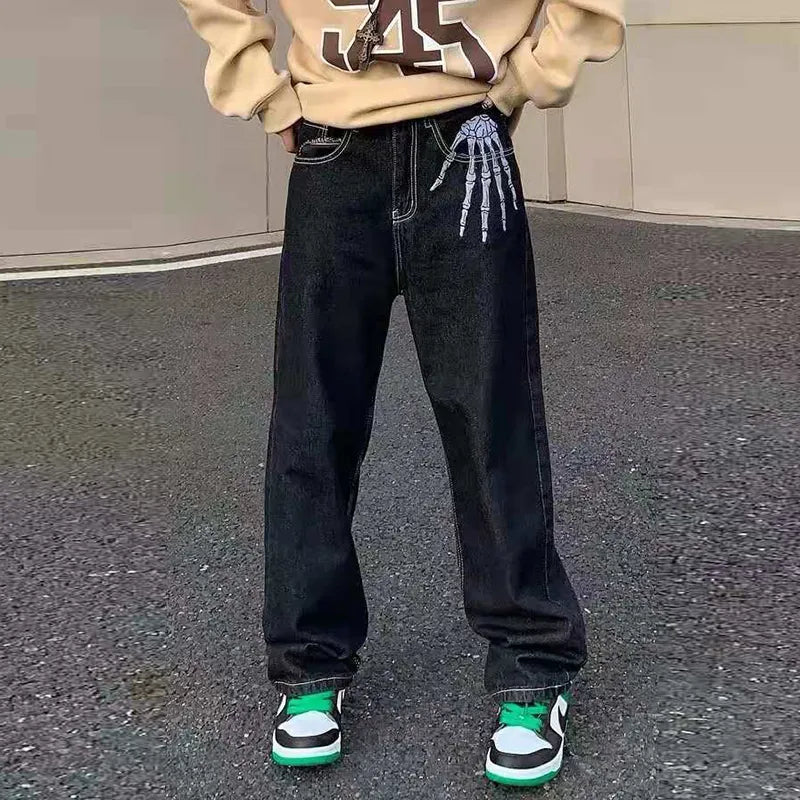Retro Skull Jeans