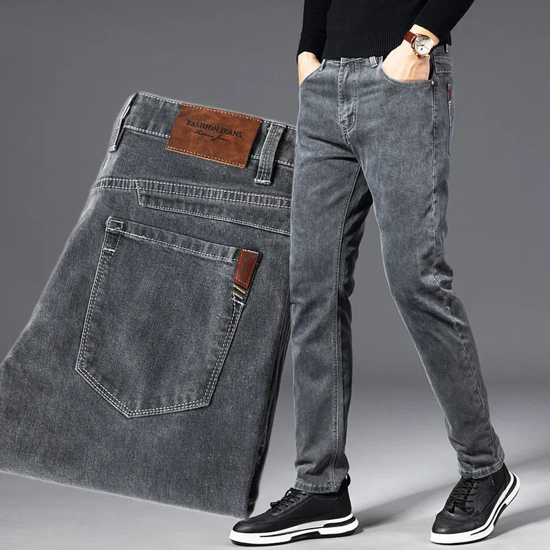 Straight Stretch Regular Denim Jeans