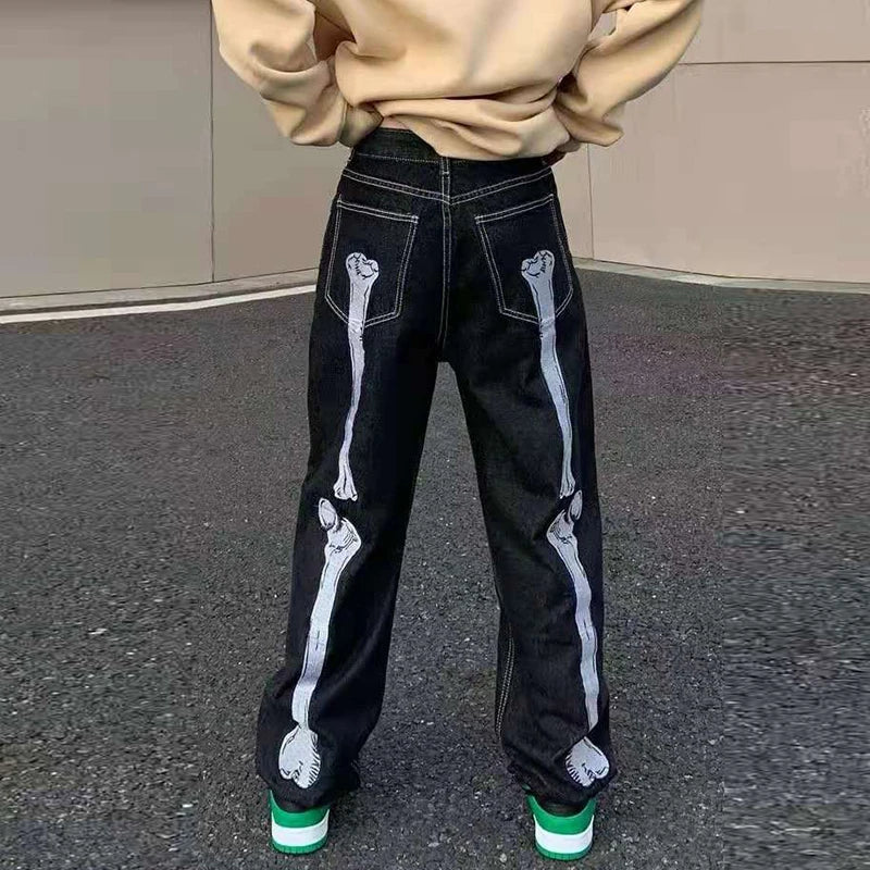 Retro Skull Jeans