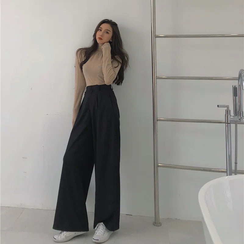 Retro Wide Casual Pants