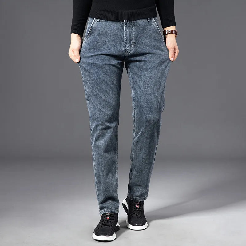 Straight Stretch Regular Denim Jeans