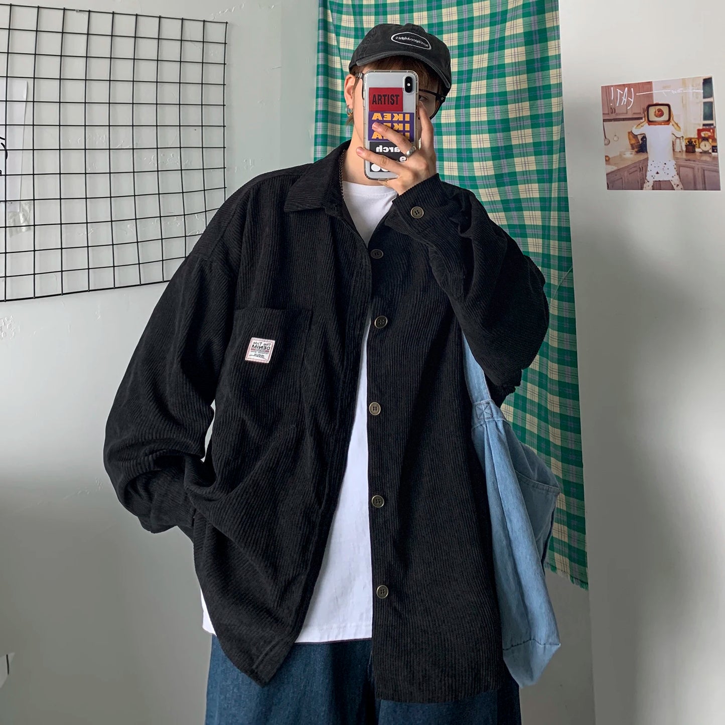 Vintage Corduroy Men's Shirt