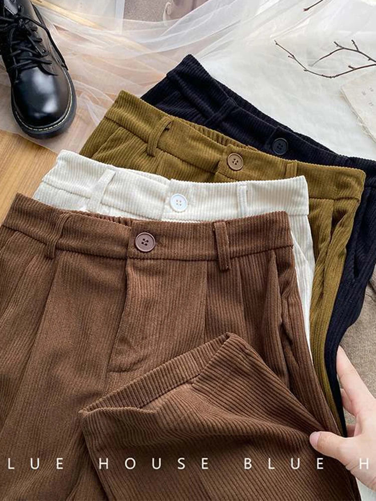 Retro Corduroy Pants