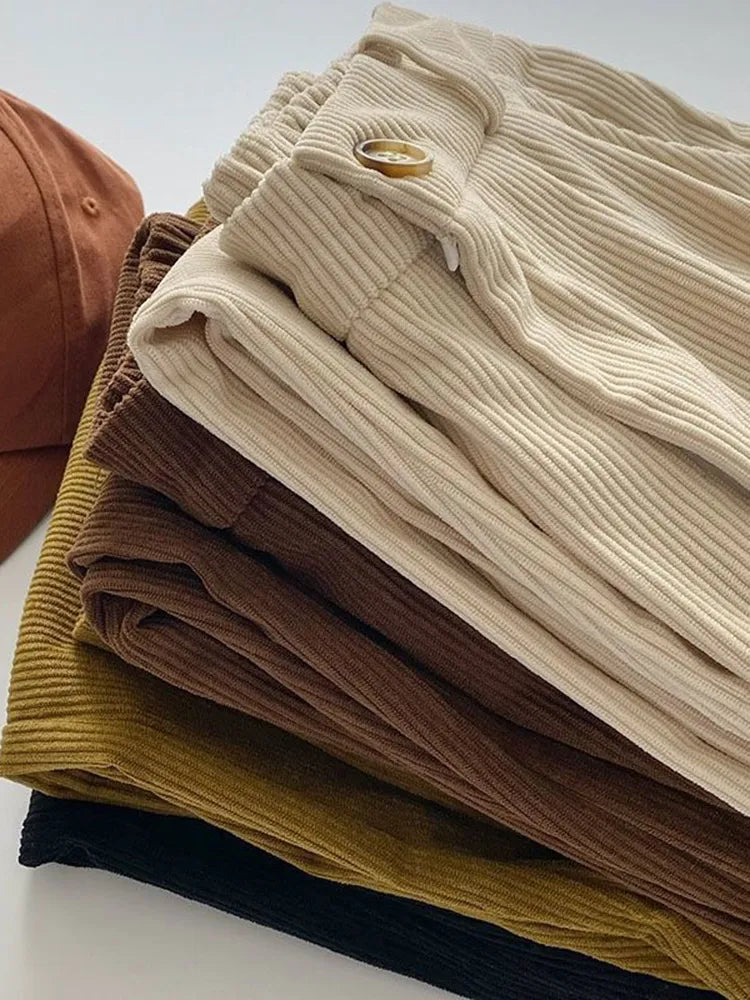 Retro Corduroy Pants