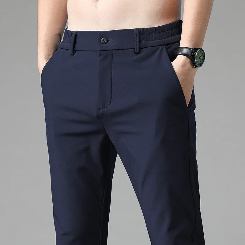 Men's Stretch Slim Fit Business Trousers