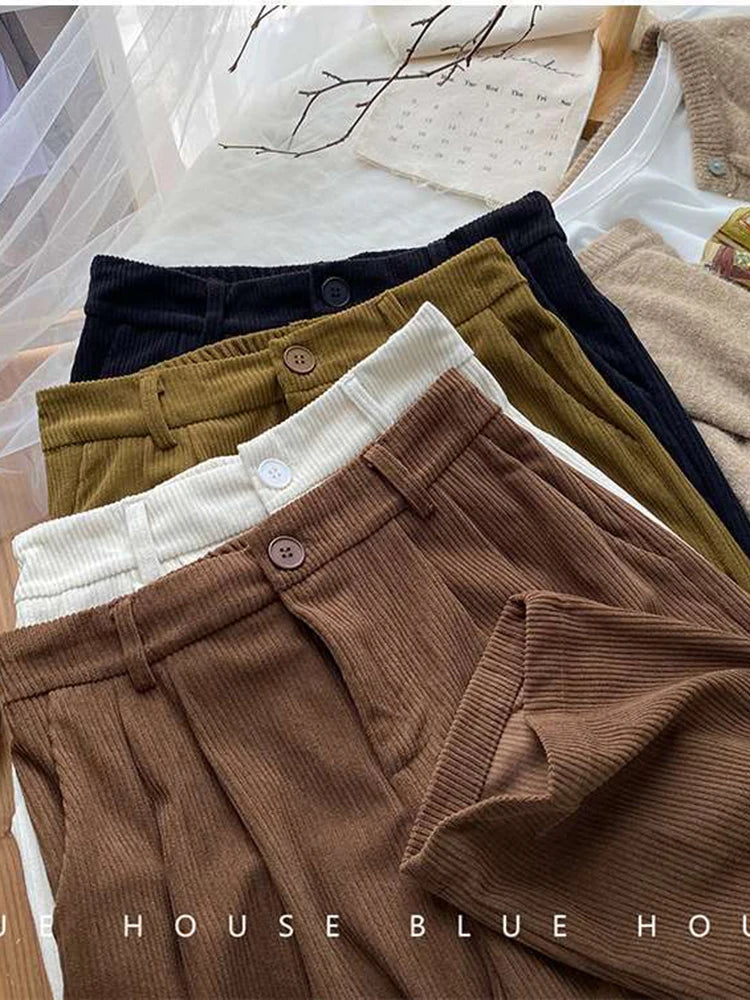 Retro Corduroy Pants
