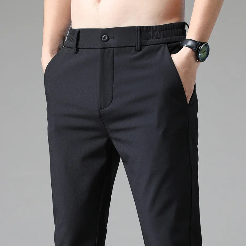 Men's Stretch Slim Fit Business Trousers