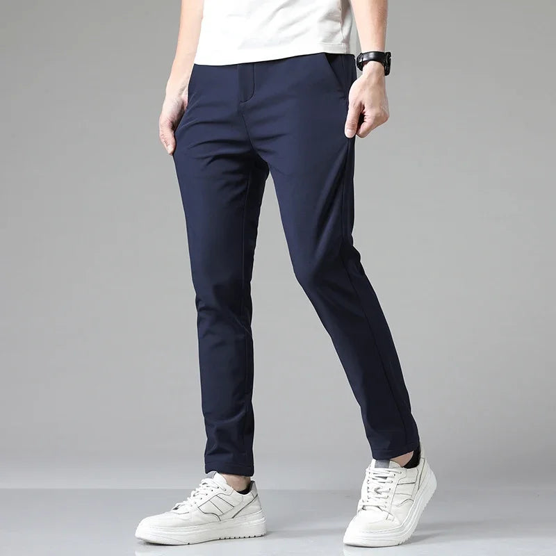 Men's Stretch Slim Fit Business Trousers