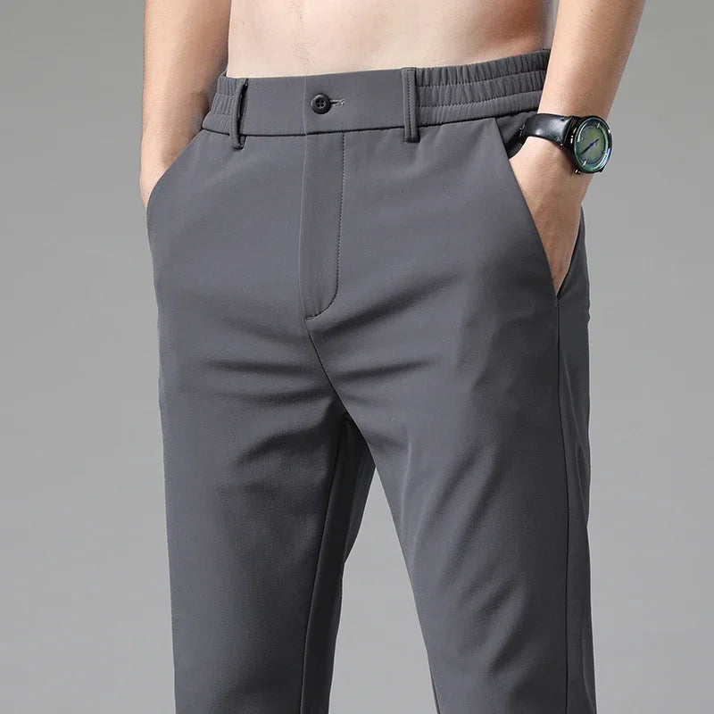 Men's Stretch Slim Fit Business Trousers