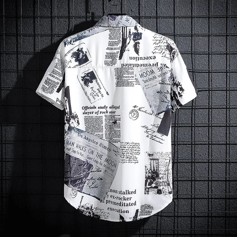 Newspaper Printed T-Shirts and Polo Shirts
