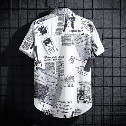 Newspaper Printed T-Shirts and Polo Shirts