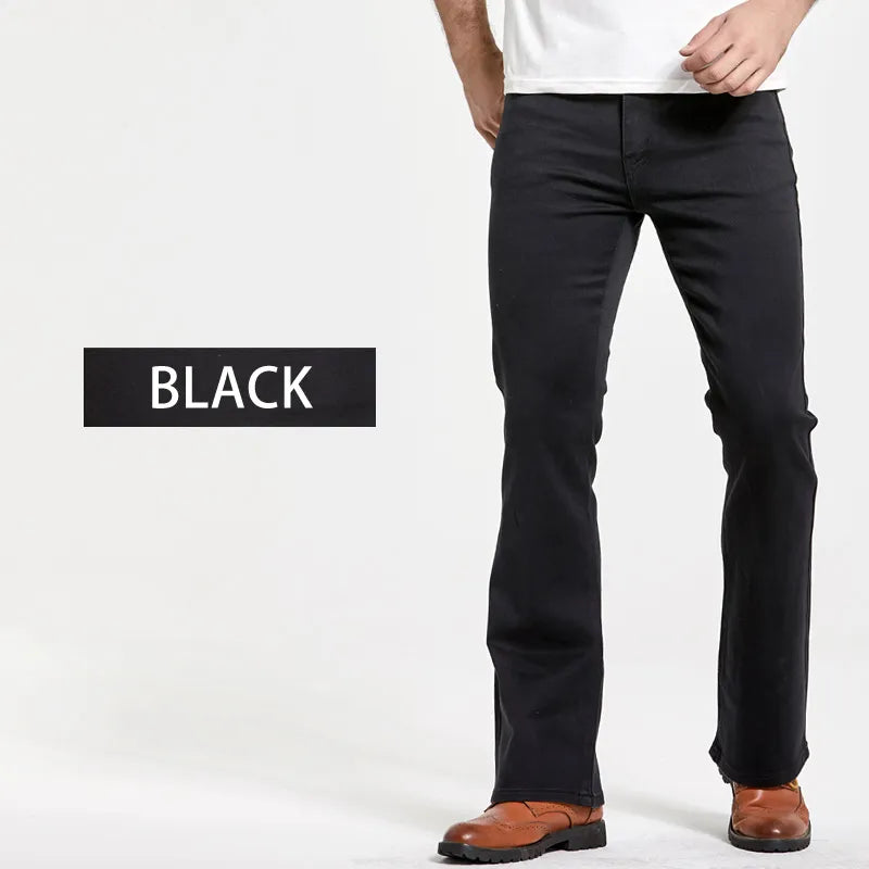 Slightly Flared Boot-Cut Jeans