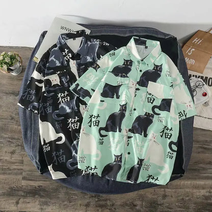 Japanese Style Cat Shirt