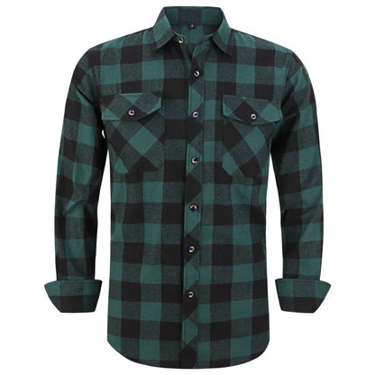 Men's Plaid Flannel Shirt