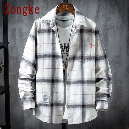 Long Sleeve Plaid Shirt