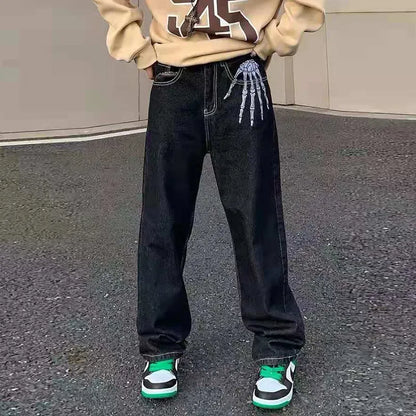 Retro Skull Jeans