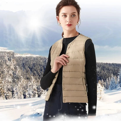 Women's Ultra-Light Duck Down Vest