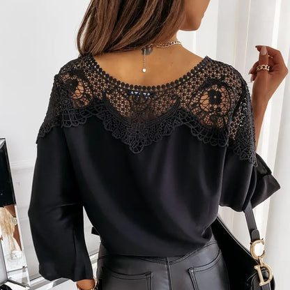 Crochet Embroidery Lace Blouses