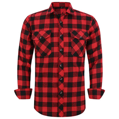 Men's Plaid Flannel Shirt