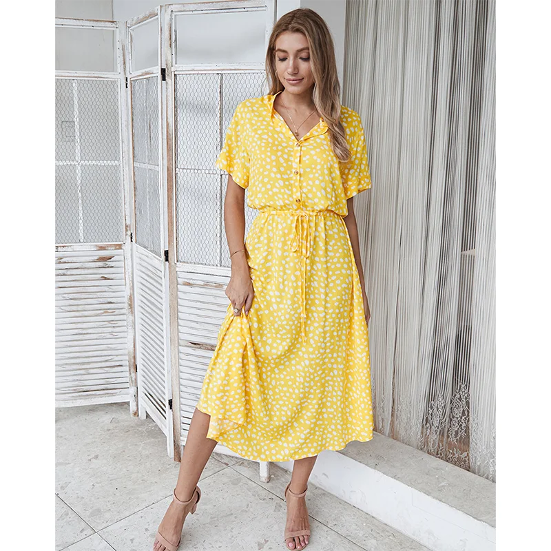 Casual Flowy Bohemian Dress