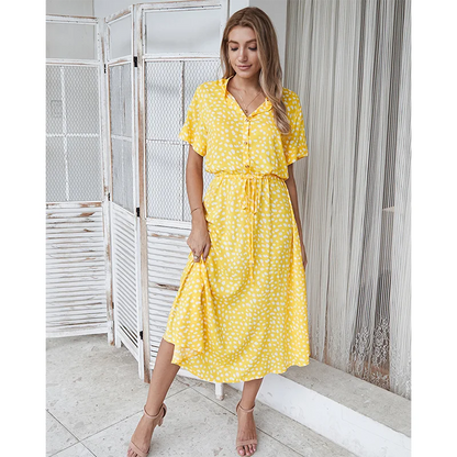 Casual Flowy Bohemian Dress