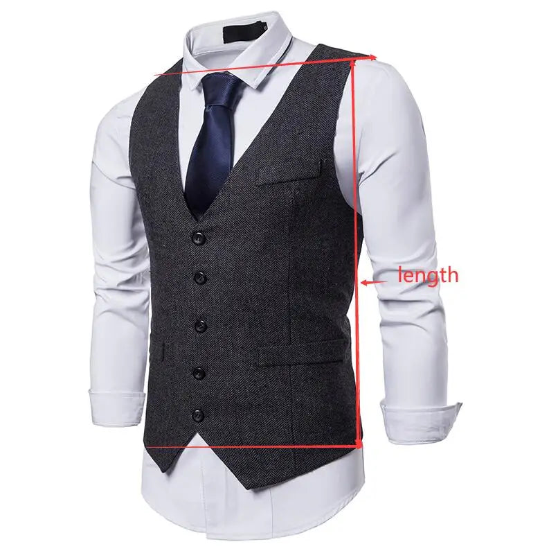 Formal Sleeveless Men's Vest