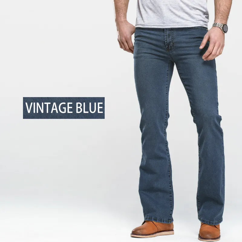 Slightly Flared Boot-Cut Jeans
