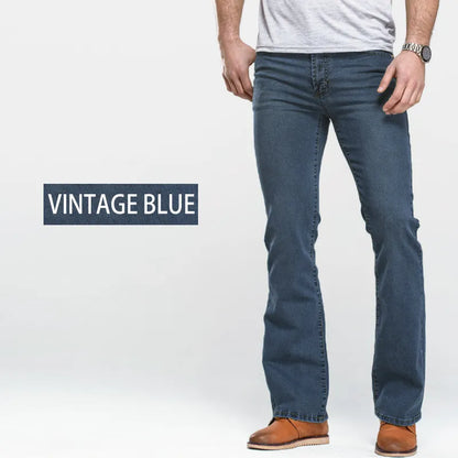 Slightly Flared Boot-Cut Jeans