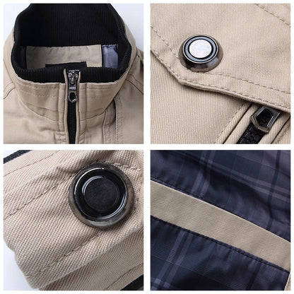 Men's Slim Military Bomber Jacket