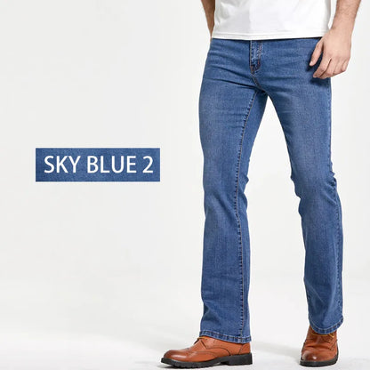Slightly Flared Boot-Cut Jeans