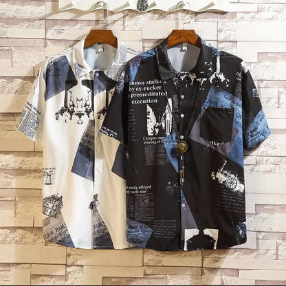Newspaper Printed T-Shirts and Polo Shirts