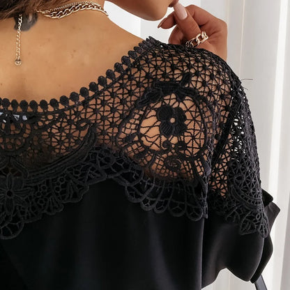 Crochet Embroidery Lace Blouses