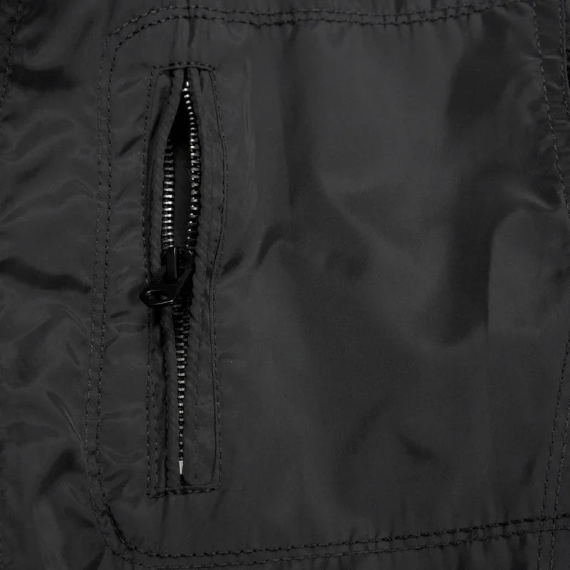 Men's Windbreaker Slim Stand Collar Jacket