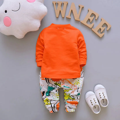 Neon Color Dino Track Suit 3 Pcs Set