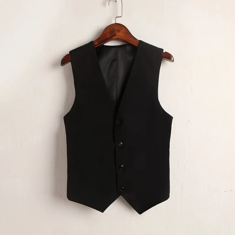 Women's Suit Vest Waistcoat Sleeveless Coat Jacket