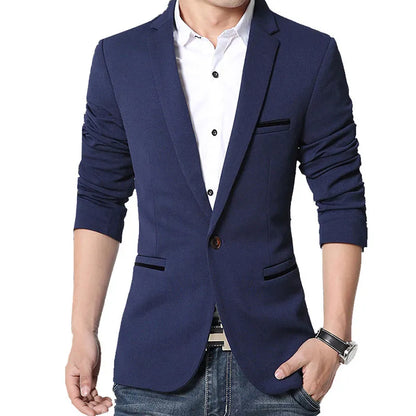 Men's Slim Fit Casual Blazer