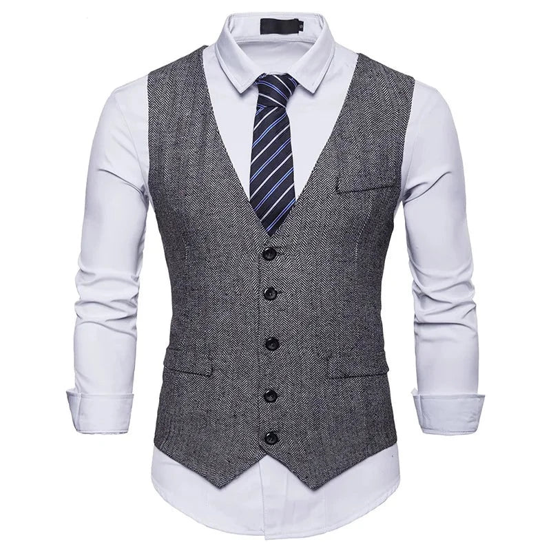 Formal Sleeveless Men's Vest