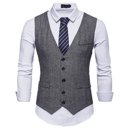 Formal Sleeveless Men's Vest