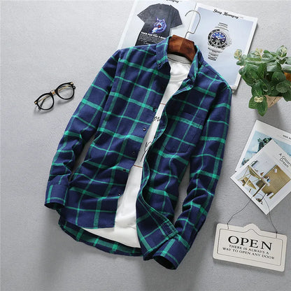Men's Oxford Dress Shirt with Chest Pocket