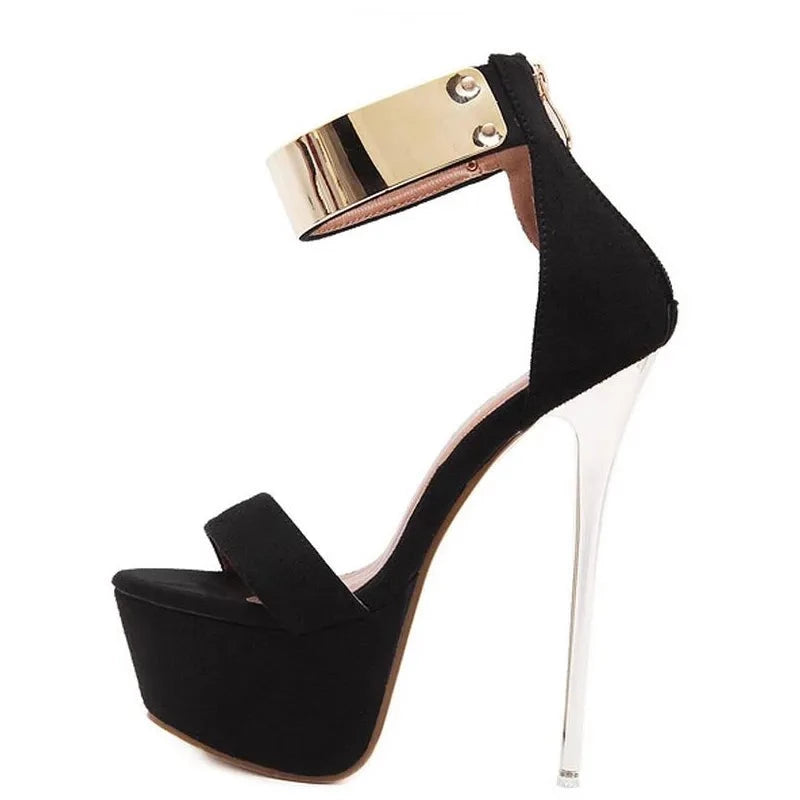 Women's Platform Ankle Strap High Heels