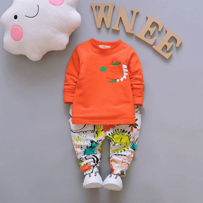 Neon Color Dino Track Suit 3 Pcs Set