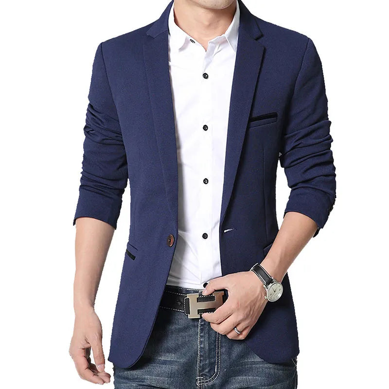 Men's Slim Fit Casual Blazer