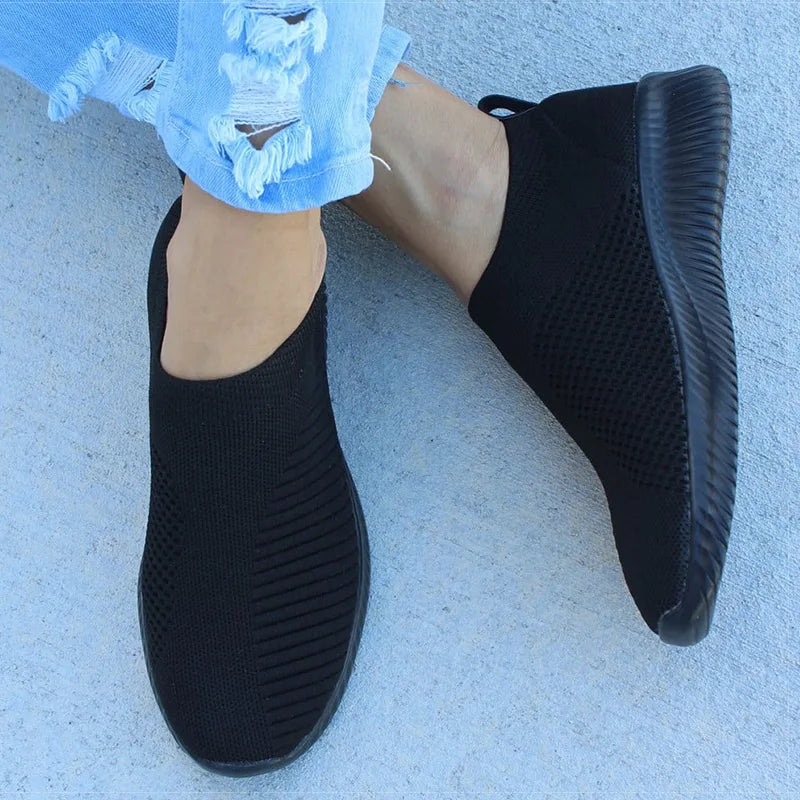 Women's Stretchy Slip-on Mesh Bunion Corrector Sneakers