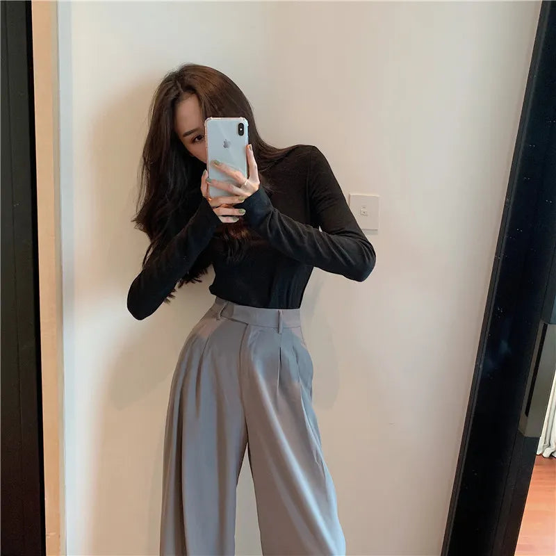Retro Wide Casual Pants