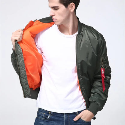 Men's Military Tactical MA-1 Flight Bomber Jacket