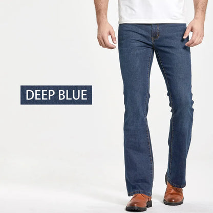 Slightly Flared Boot-Cut Jeans