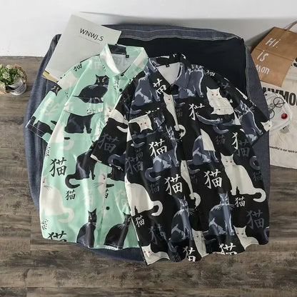 Japanese Style Cat Shirt
