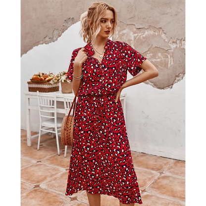 Casual Flowy Bohemian Dress